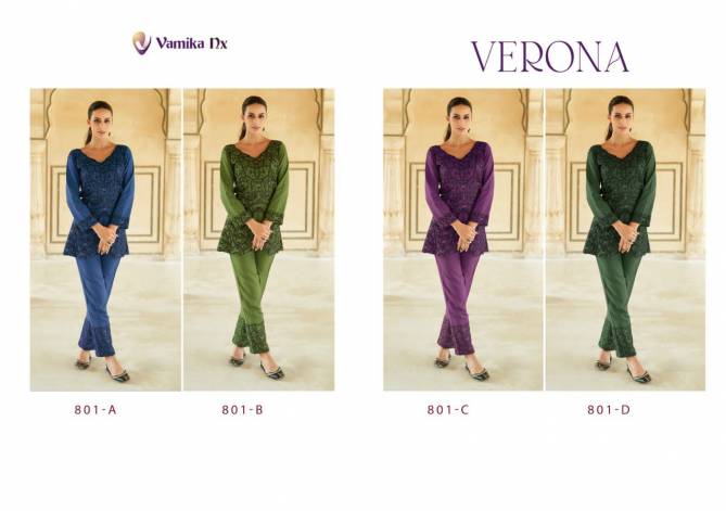 Verona By Vamika Rayon Top WIth Pant Catalog